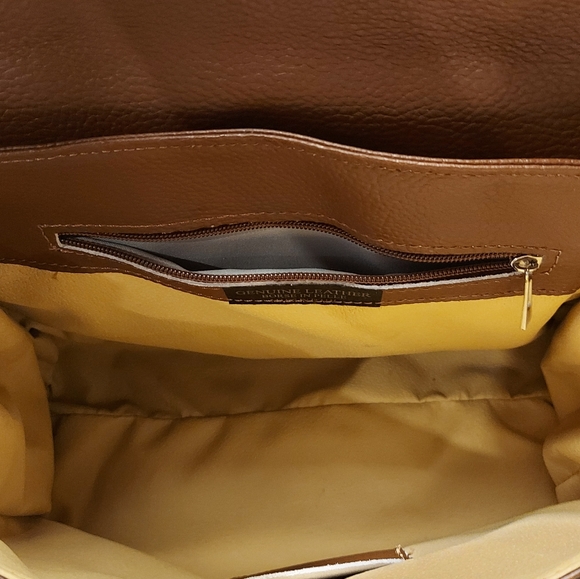 🤎 BORSE IN PELLE LOCK AND KEY SATCHEL - Picture 6 of 7